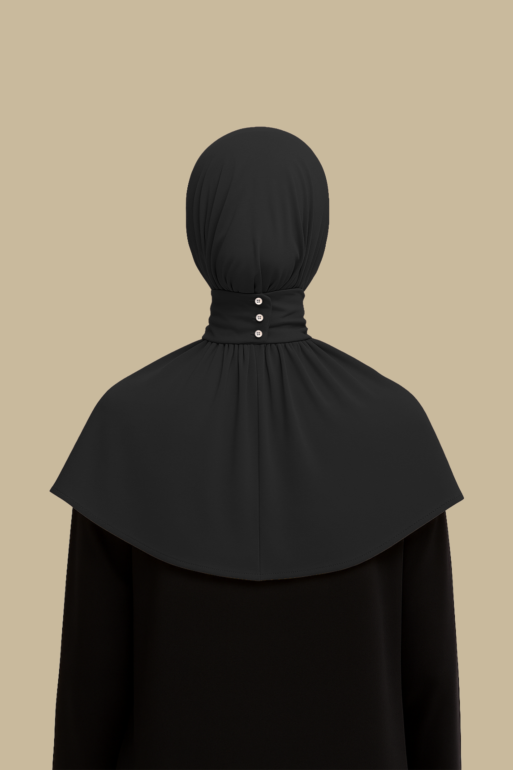 Premium Jersey Scarf | Onyx Noir