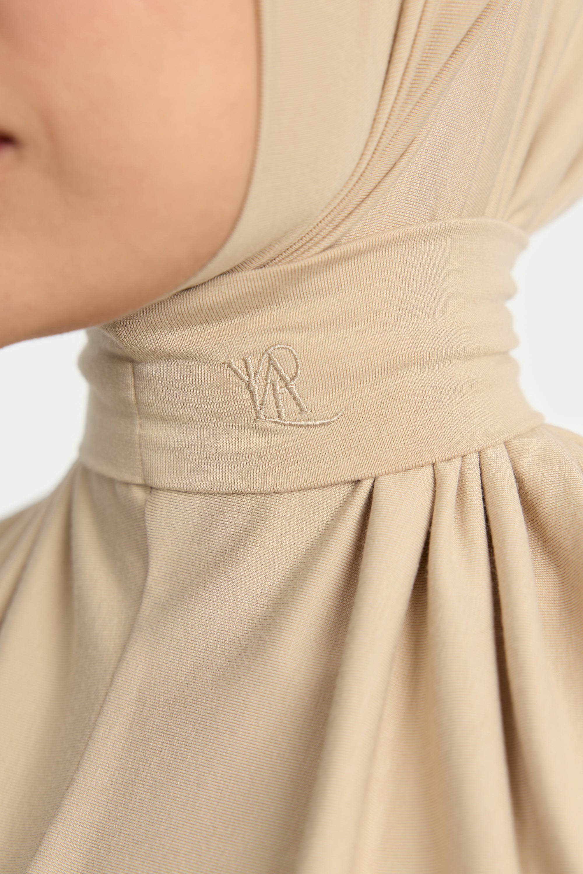 Instant Bamboo Scarf | White Pepper