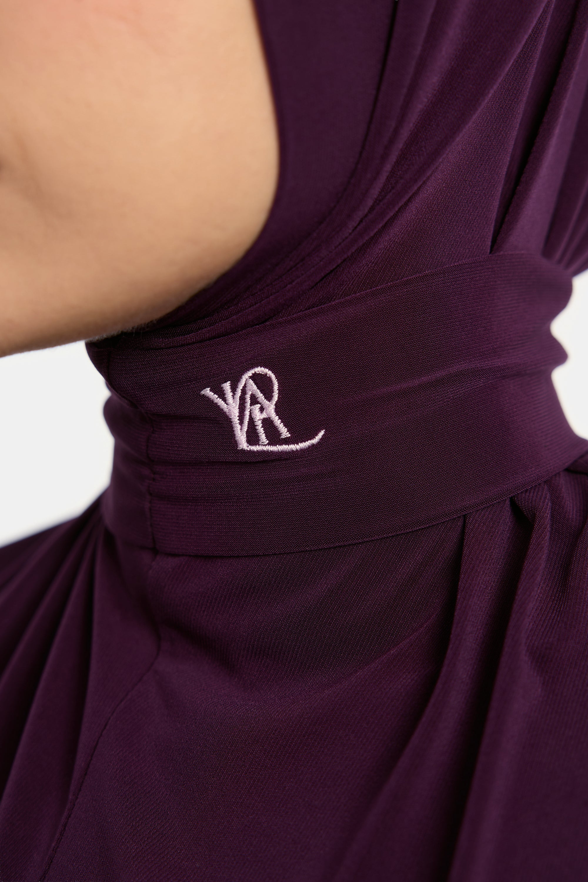 Instant Premium Jersey Scarf | Velvet Plum
