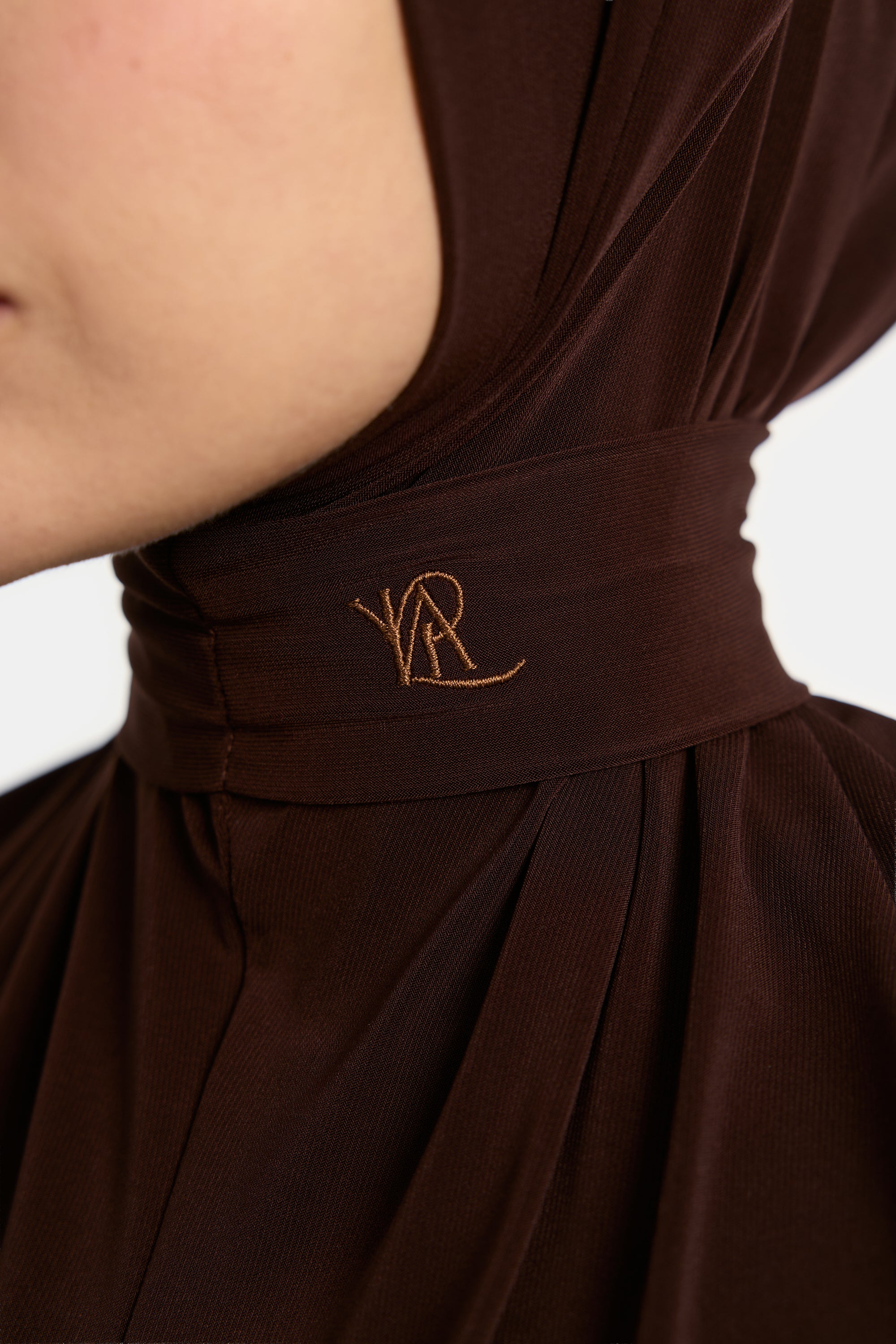 Instant Premium Jersey Scarf | Dark Sienna
